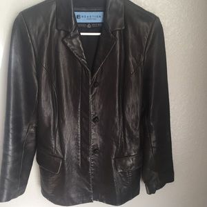 Leather jacket